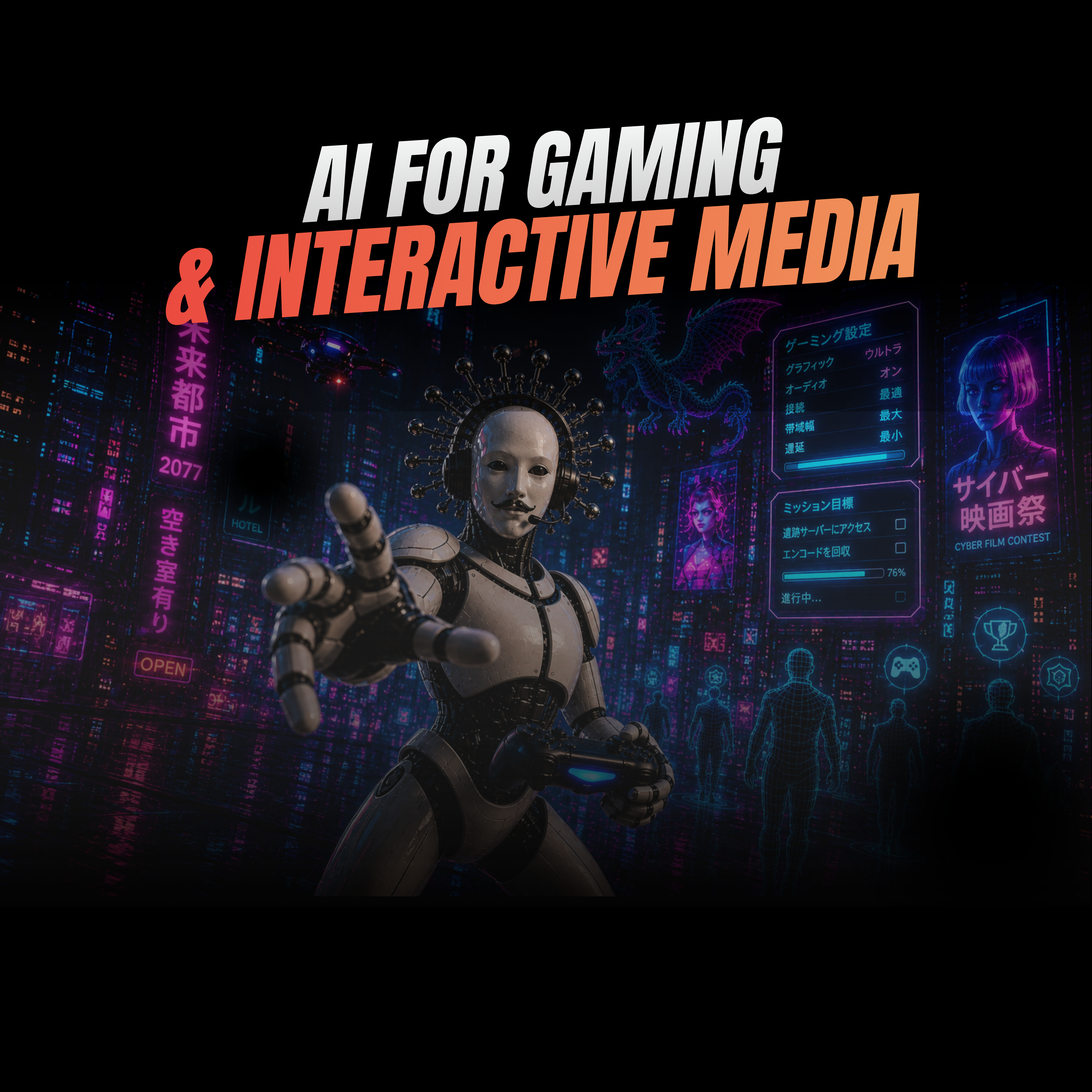 AI for Gaming and Interactive Media course on LearnAI.TV
