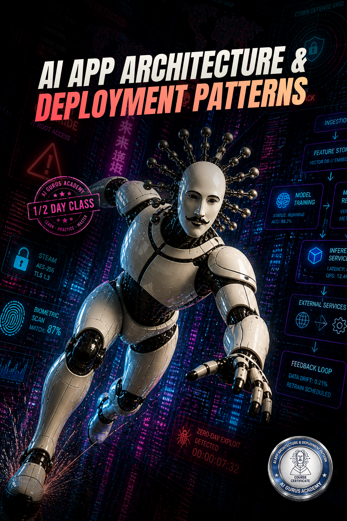 AI App Architecture and Deployment Patterns course — production AI engineering training on LearnAI.TV