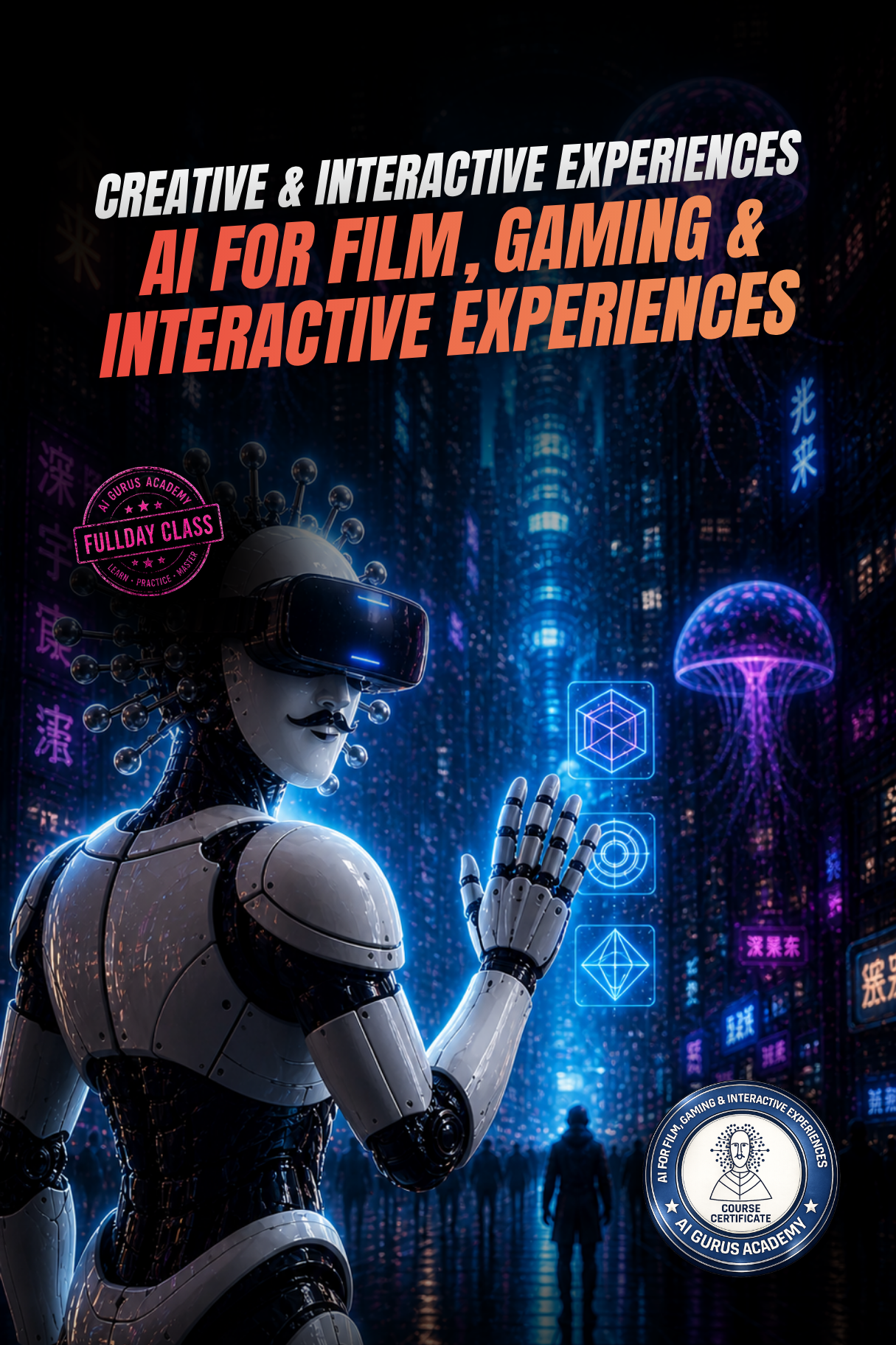 AI for Film, Gaming and Interactive Experiences course — AI training for media professionals on LearnAI.TV