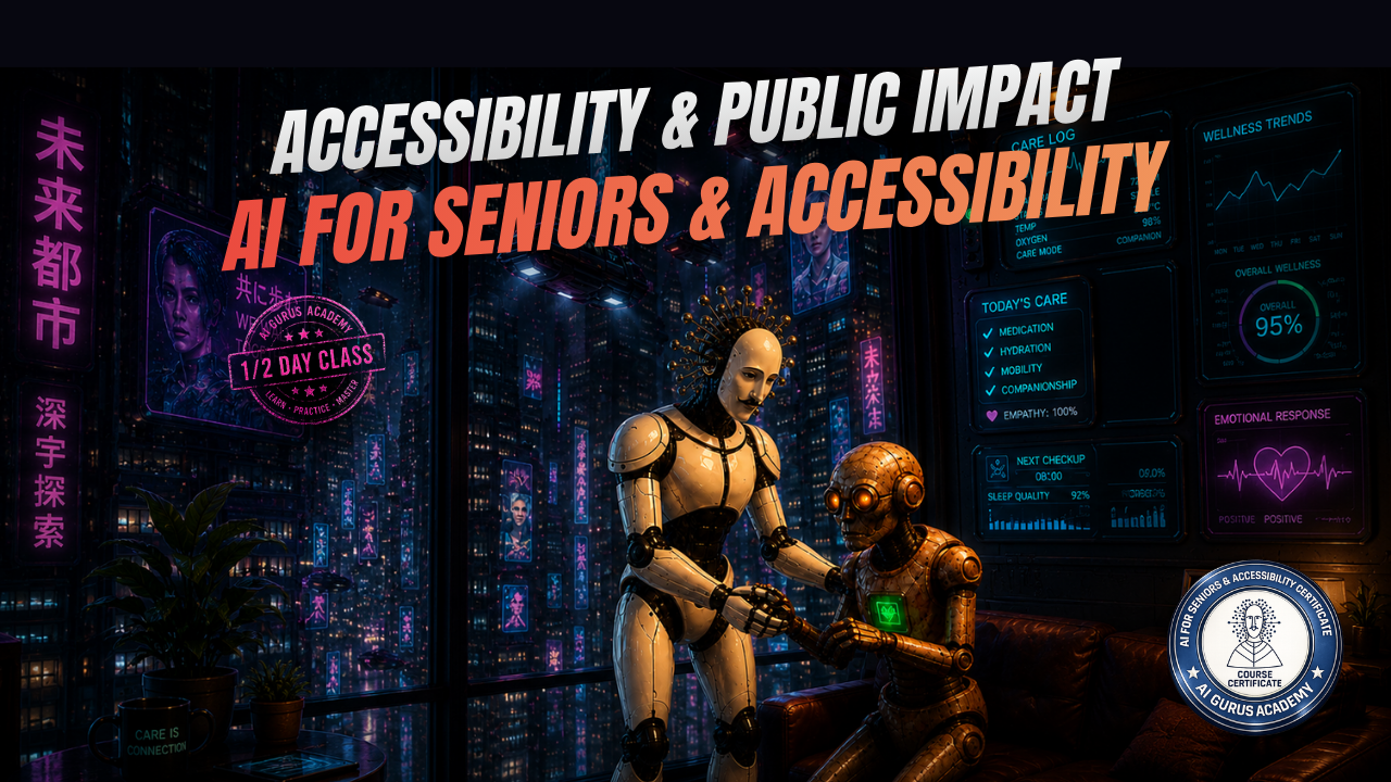 AI for Seniors and Accessibility course — gentle introduction to artificial intelligence on LearnAI.TV