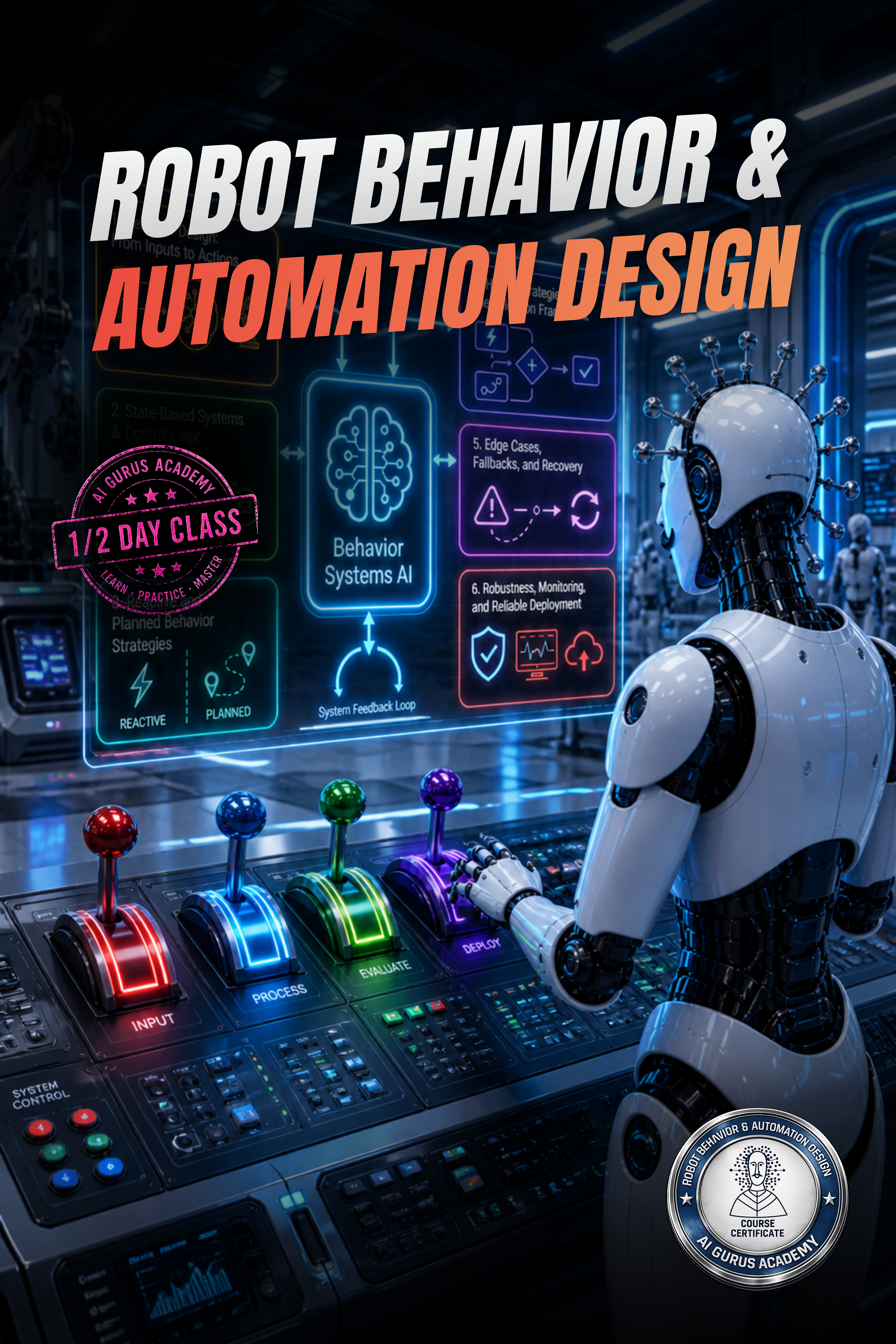 Robot Behavior and Automation Design course on LearnAI.TV